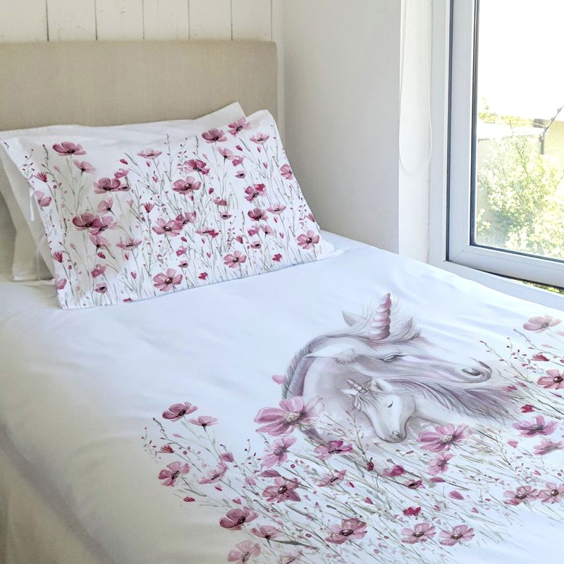 MARGARITA SCHEEL BY CASA ALVARINHO - Cubreplumón Kids 1 Plaza Unicornio