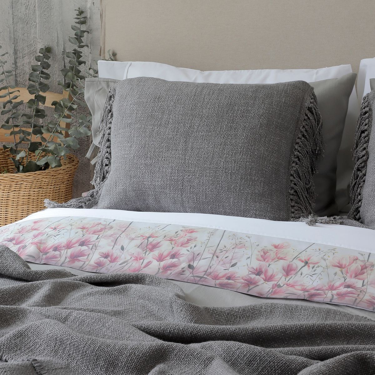 MARGARITA SCHEEL BY CASA ALVARINHO - Juego de Sábanas Magnolia 1 Plaza