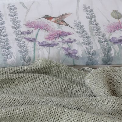 Imagen 2 del producto Juego de Sábanas Jardín Silvestre Lila Super King