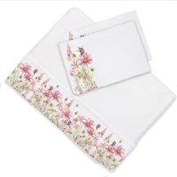 Juego de Sábanas Jardín Primaveral Rosa King