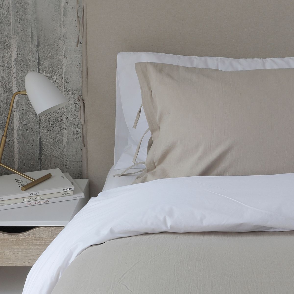 CASA ALVARINHO - Cubreplumón Algodón 1,5 Plaza Arena Stonewash