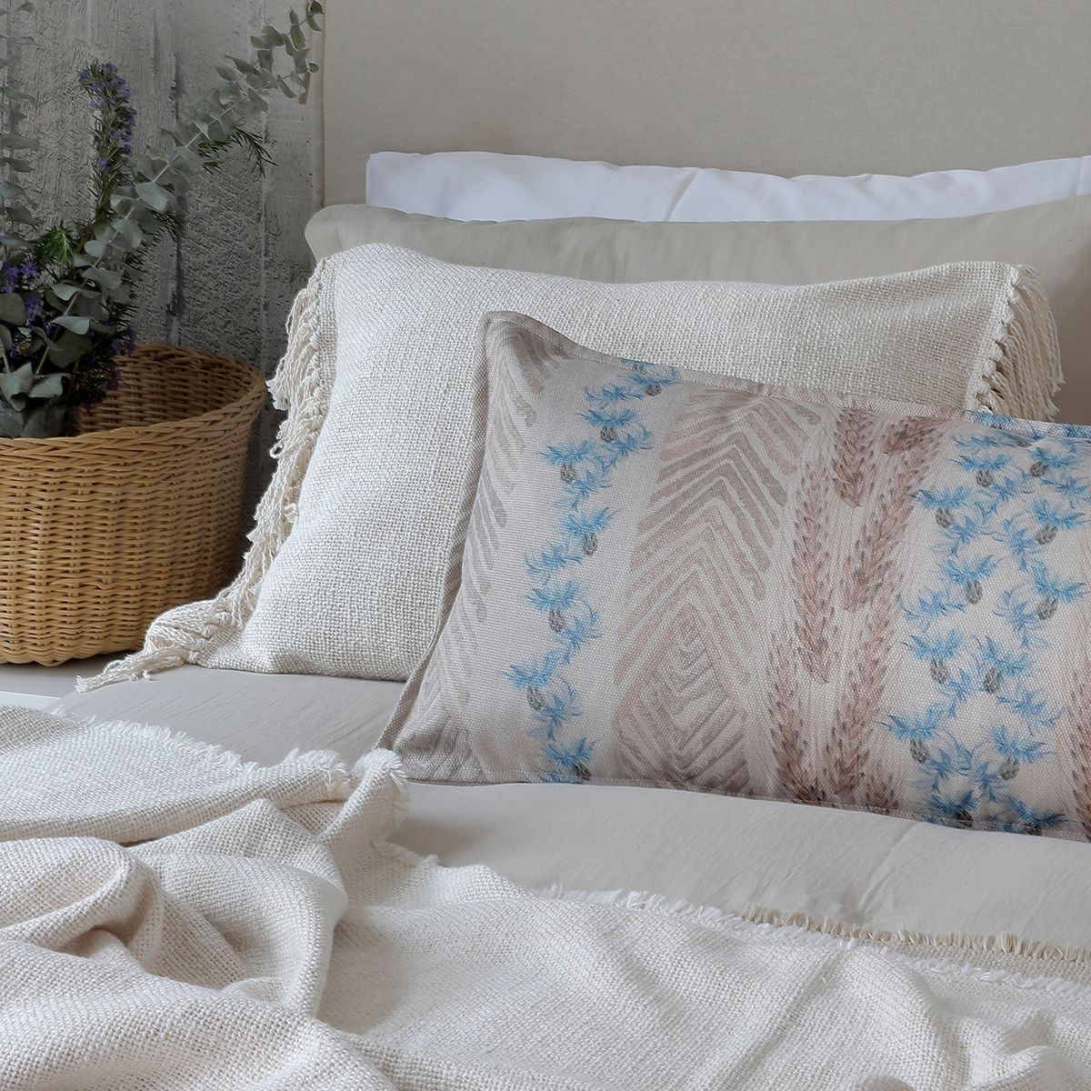 CASA ALVARINHO - Cubreplumón Algodón 1,5 Plaza Arena Stonewash