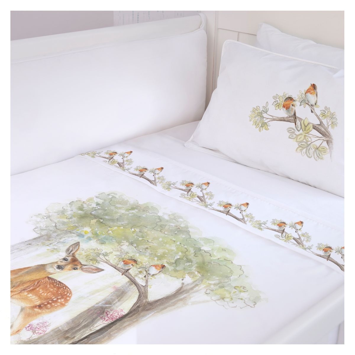 MARGARITA SCHEEL BY CASA ALVARINHO - Cubreplumón Moisés Bambi En El Bosque