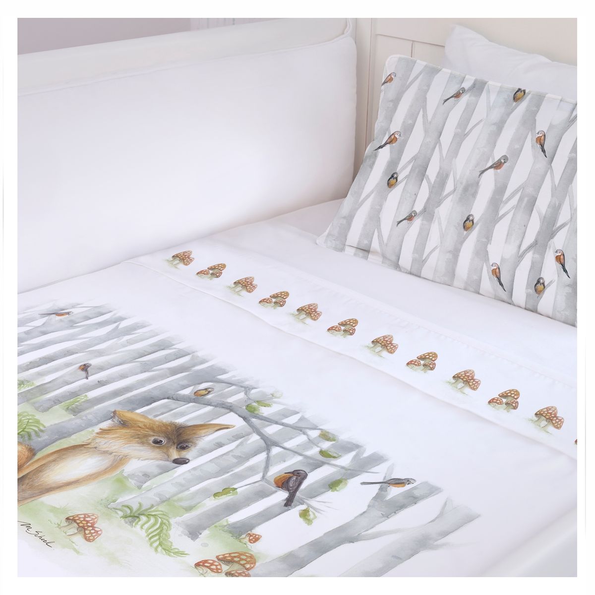 MARGARITA SCHEEL BY CASA ALVARINHO - Cubreplumón Cuna Zorrito