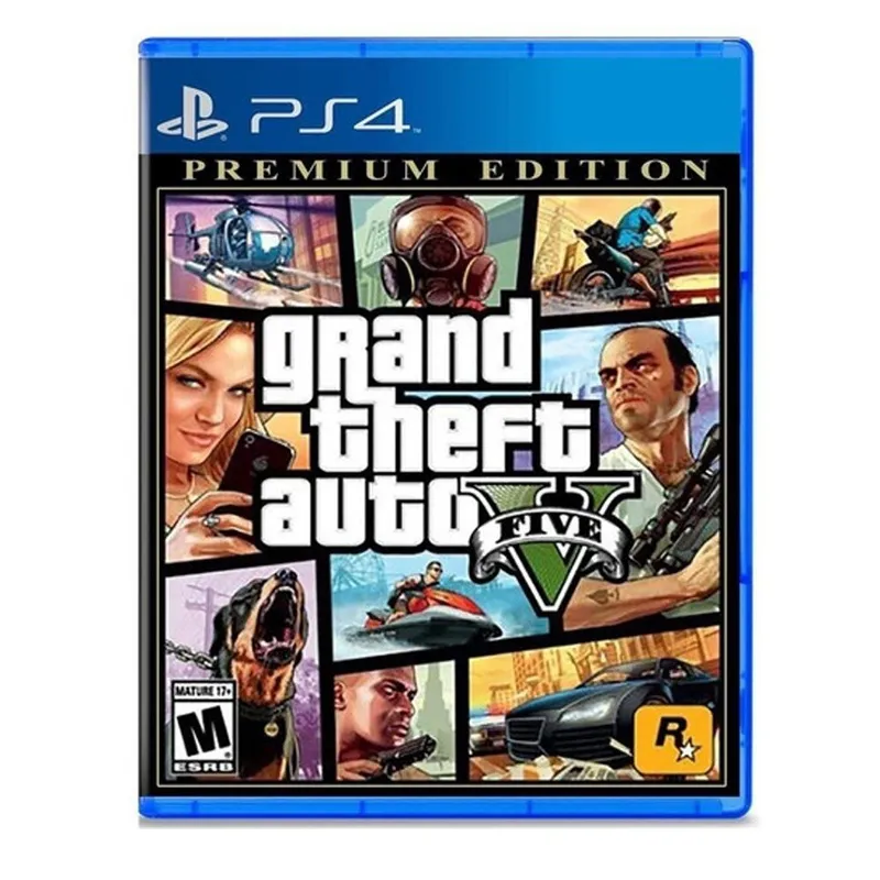 ROCKSTAR - Gta V Grand Theft Auto V Premium Edition Ps4