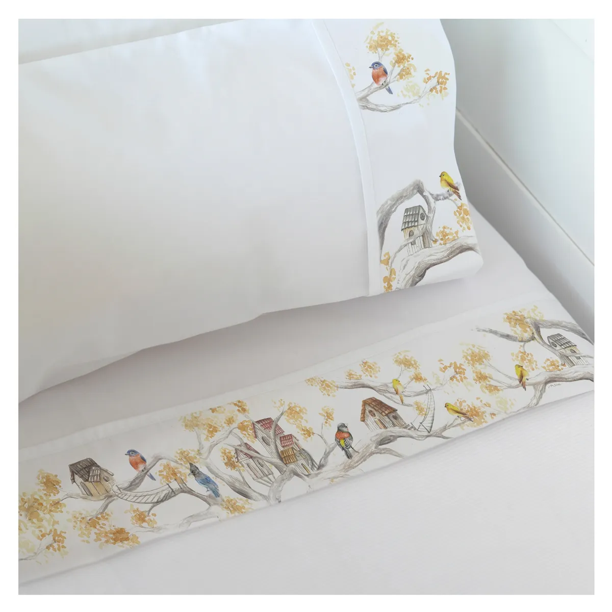 MARGARITA SCHEEL BY CASA ALVARINHO - Juego de Sábanas Transición Arbolito