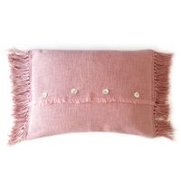 COJIN TELAR ALGODÓN ROSA VIEJO