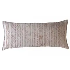 MARGARITA SCHEEL BY CASA ALVARINHO - FUNDA COJÍN MARISA ESPIGAS BLANCAS XL