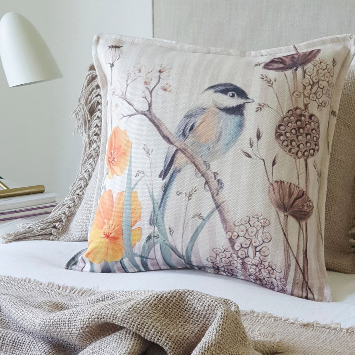 MARGARITA SCHEEL BY CASA ALVARINHO - FUNDA COJÍN MARISA CHIKADEE 45X45…