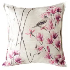 MARGARITA SCHEEL BY CASA ALVARINHO - FUNDA COJÍN MARISA MAGNOLIA Y FÍOFÍO 45X45
