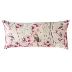 MARGARITA SCHEEL BY CASA ALVARINHO - FUNDA COJÍN MARISA MAGNOLIA Y PAJARITOS XL