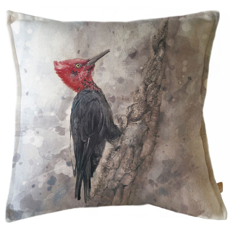 MARGARITA SCHEEL BY CASA ALVARINHO - FUNDA COJÍN MARISA CARPINTERO NEGRO 45X45