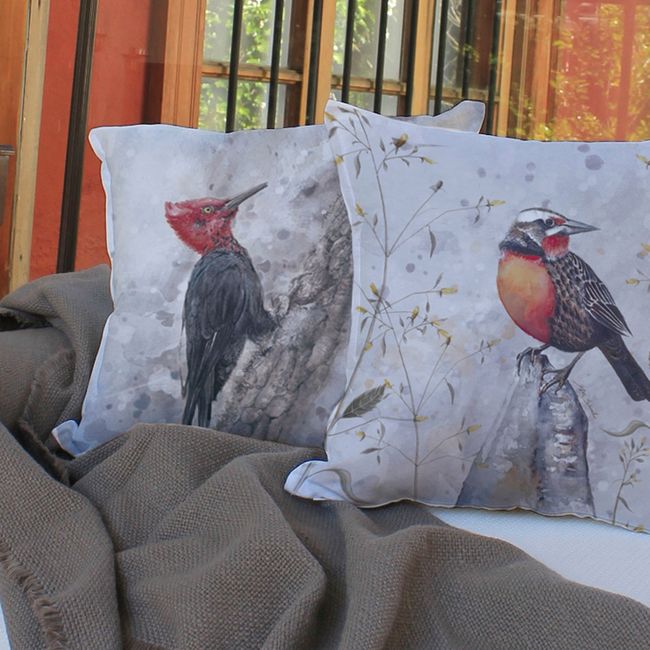 MARGARITA SCHEEL BY CASA ALVARINHO - FUNDA COJÍN MARISA CARPINTERO NEGRO 45X45…