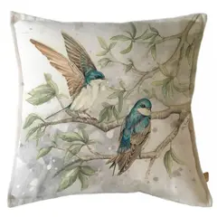 MARGARITA SCHEEL BY CASA ALVARINHO - FUNDA COJÍN MARISA GOLONDRINAS 45X45