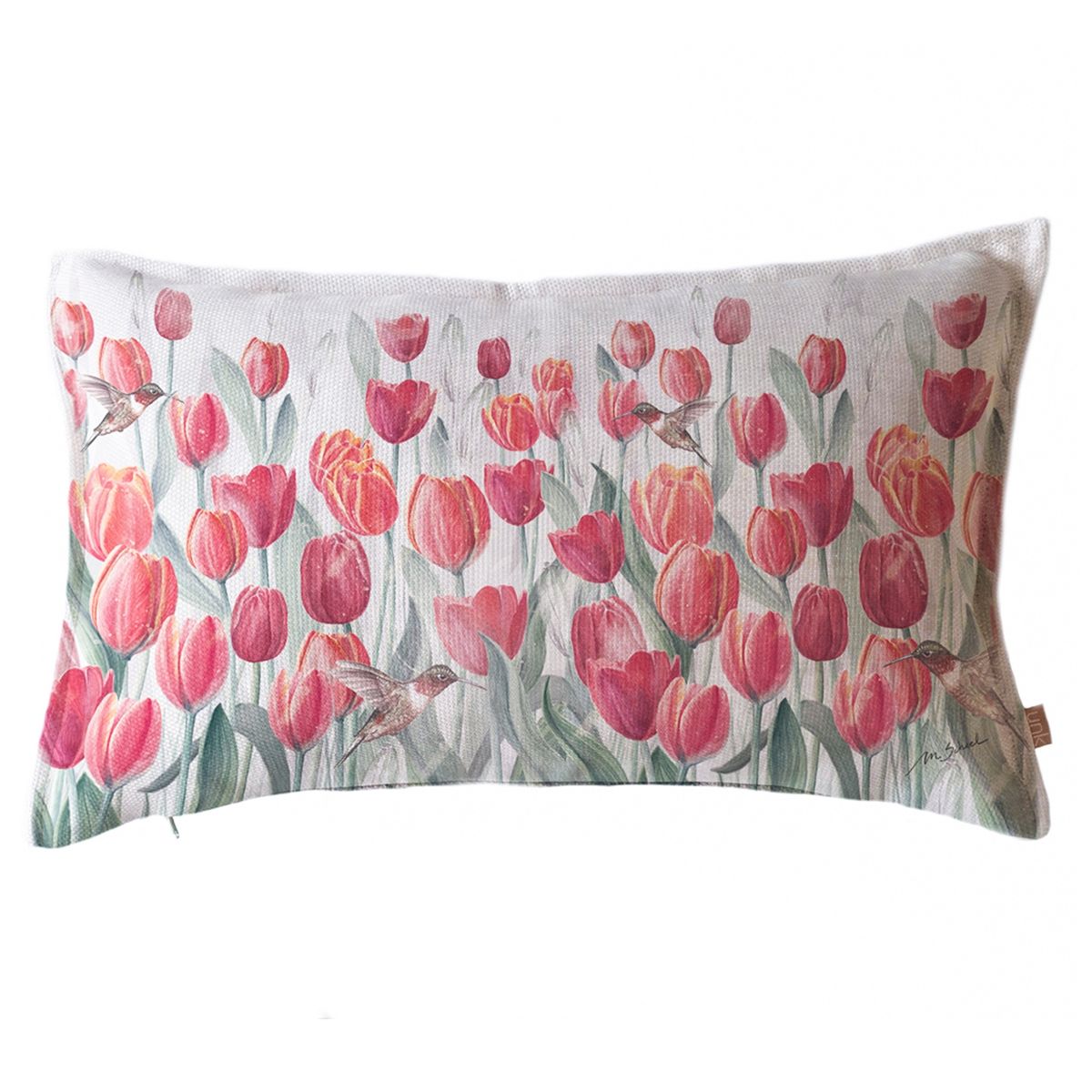 MARGARITA SCHEEL BY CASA ALVARINHO - FUNDA COJÍN MARISA TULIPANES 50X30