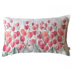 MARGARITA SCHEEL BY CASA ALVARINHO - FUNDA COJÍN MARISA TULIPANES 50X30