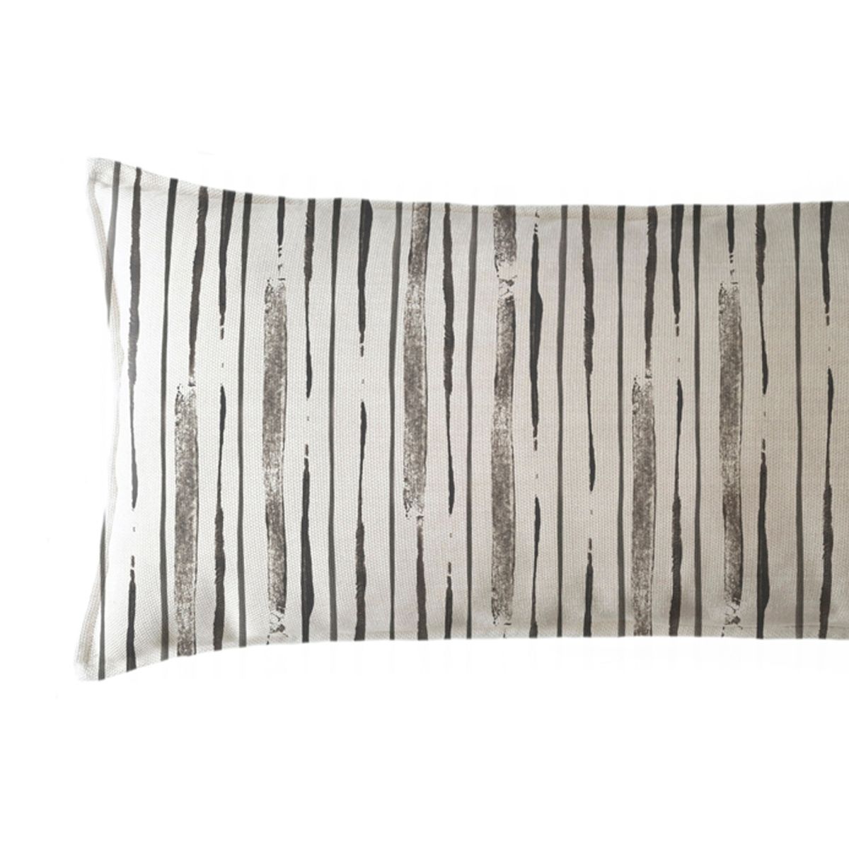 MARGARITA SCHEEL BY CASA ALVARINHO - FUNDA COJÍN MARISA ABSTRACTO LINEAL GRIS XL