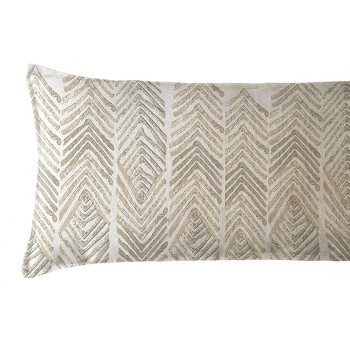 MARGARITA SCHEEL BY CASA ALVARINHO - COJÍN MARISA ABSTRACTO ESPIGAS ARENA XL