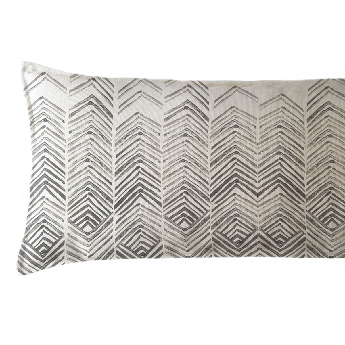 MARGARITA SCHEEL BY CASA ALVARINHO - COJÍN MARISA ABSTRACTO ESPIGAS GRIS XL