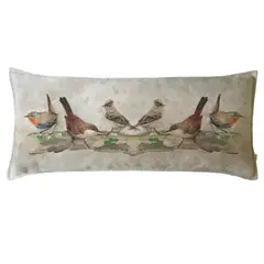 MARGARITA SCHEEL BY CASA ALVARINHO - FUNDA COJÍN MARISA PÁJAROS NATIVOS XL