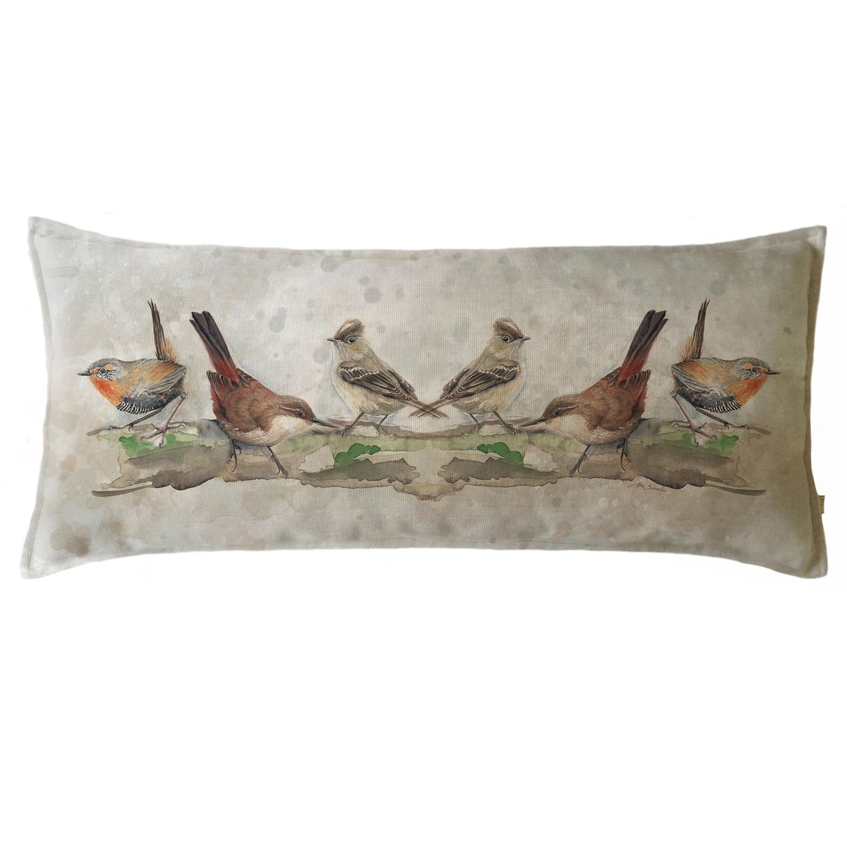 MARGARITA SCHEEL BY CASA ALVARINHO - COJÍN MARISA PÁJAROS NATIVOS XL