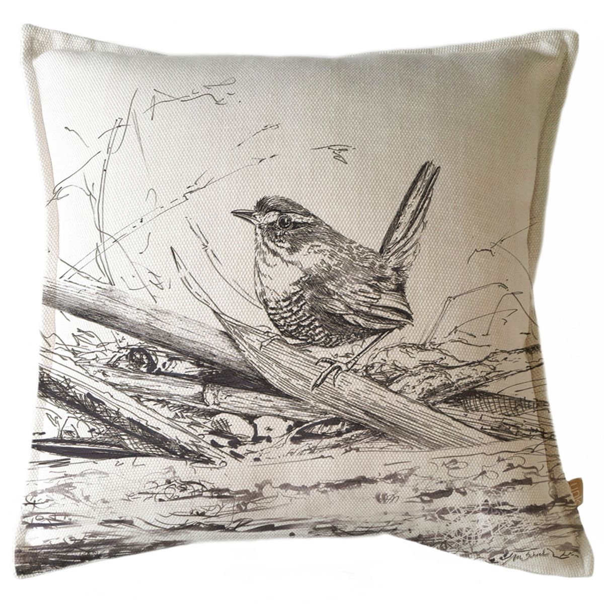 MARGARITA SCHEEL BY CASA ALVARINHO - FUNDA COJÍN MARISA CHUCAO B/N 45X45