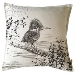 MARGARITA SCHEEL BY CASA ALVARINHO - FUNDA COJÍN MARISA MARTÍN PESCADOR B/N 45X45