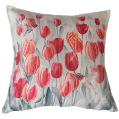 MARGARITA SCHEEL BY CASA ALVARINHO - FUNDA COJÍN MARISA TULIPANES 45X45