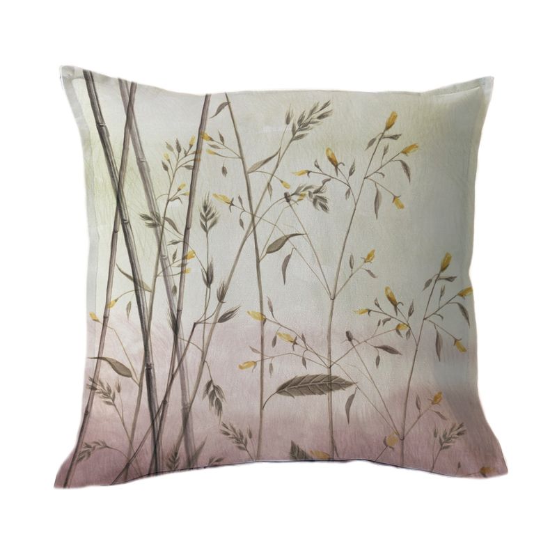 MARGARITA SCHEEL BY CASA ALVARINHO - FUNDA COJÍN ALGODÓN PALITOS MAGNOLIA 45X45