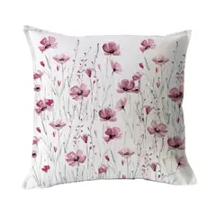 MARGARITA SCHEEL BY CASA ALVARINHO - FUNDA COJÍN ALGODÓN FLORCITAS UNICORNIO 45X45