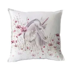MARGARITA SCHEEL BY CASA ALVARINHO - FUNDA COJÍN ALGODÓN UNICORNIO 45X45…