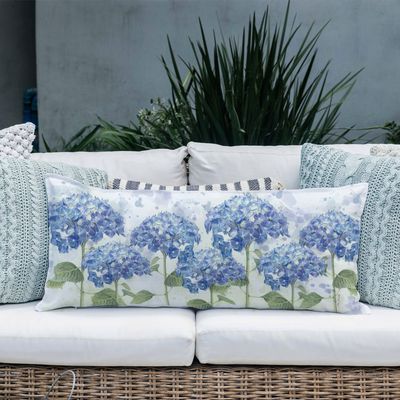 Imagen 2 del producto COJÍN ALGODÓN HORTENSIAS XL