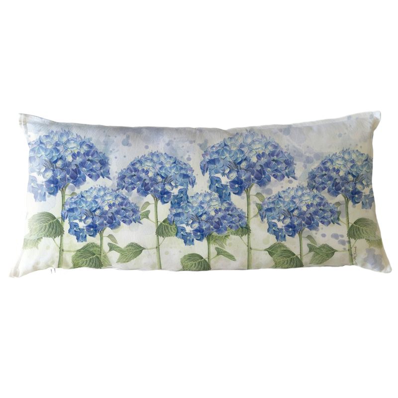 MARGARITA SCHEEL BY CASA ALVARINHO - FUNDA COJÍN ALGODÓN HORTENSIAS XL
