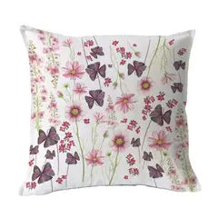 MARGARITA SCHEEL BY CASA ALVARINHO - FUNDA COJÍN ALGODÓN PRIMAVERA ROSA 45X45