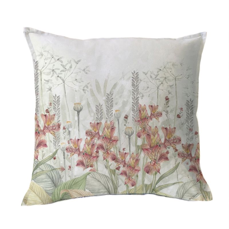 MARGARITA SCHEEL BY CASA ALVARINHO - FUNDA COJÍN ALGODÓN ASTROMELIAS 45X45