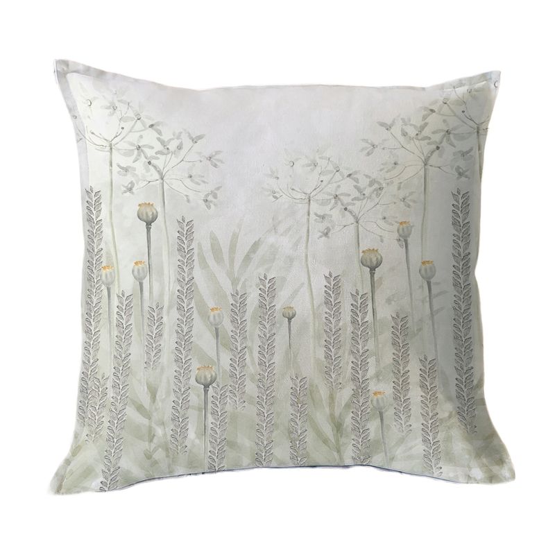 MARGARITA SCHEEL BY CASA ALVARINHO - FUNDA COJÍN ALGODÓN PALITOS ASTROMELIAS 45X45