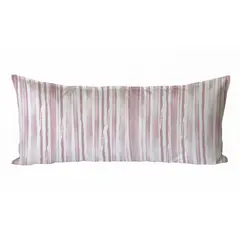 MARGARITA SCHEEL BY CASA ALVARINHO - COJÍN ALGODÓN TRAMA LINEAL PALO DE ROSA XL
