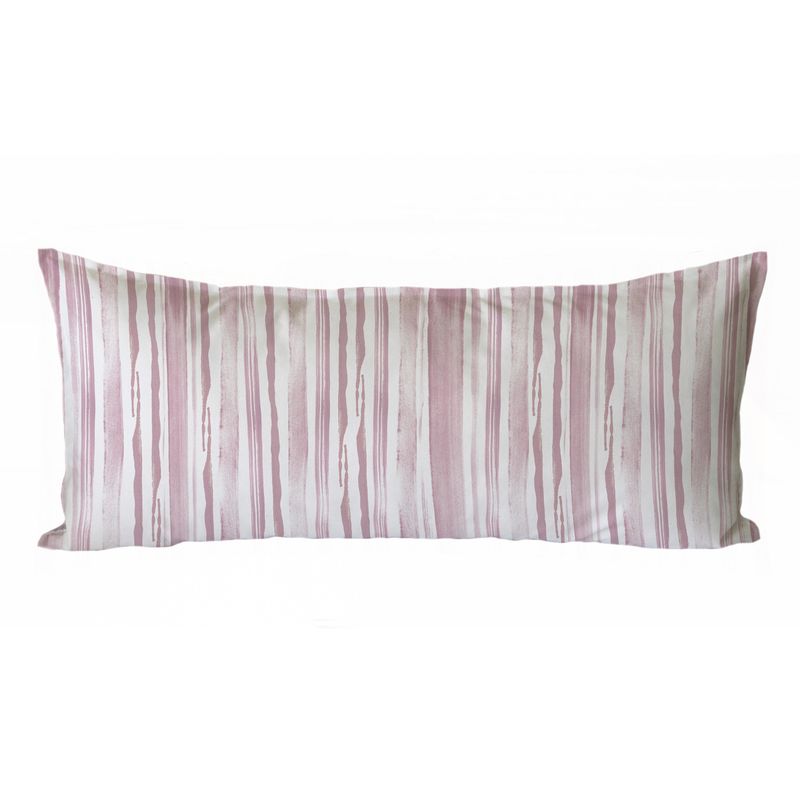 MARGARITA SCHEEL BY CASA ALVARINHO - FUNDA COJÍN ALGODÓN TRAMA LINEAL PALO DE ROSA XL