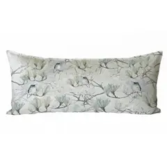 MARGARITA SCHEEL BY CASA ALVARINHO - FUNDA COJÍN ALGODÓN MAGNOLIO PICAFLOR XL