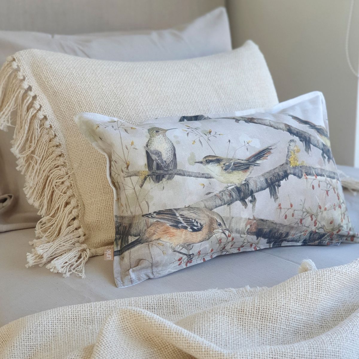 MARGARITA SCHEEL BY CASA ALVARINHO - FUNDA COJÍN ALGODÓN MIX RAYADITO 50X30