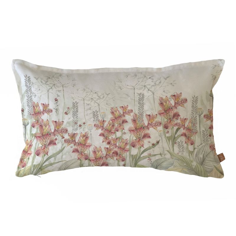 MARGARITA SCHEEL BY CASA ALVARINHO - FUNDA COJÍN ALGODÓN ASTROMELIAS 50X30