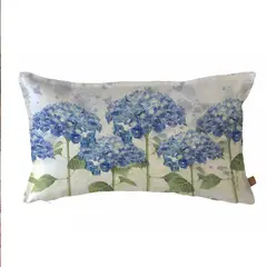 MARGARITA SCHEEL BY CASA ALVARINHO - FUNDA COJÍN ALGODÓN HORTENSIAS 50X30