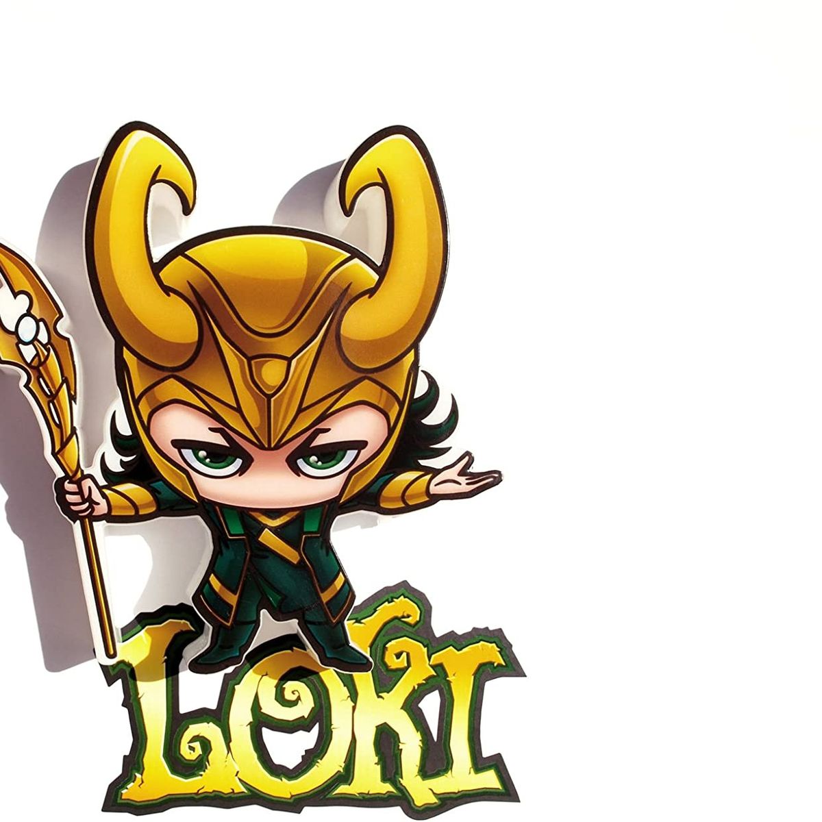 3D LIGHT FX - Lámpara Mural 3D Mini LOKI