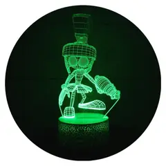 3DILUTION - Lámpara 3D Marvin El Marciano Base Agrietada
