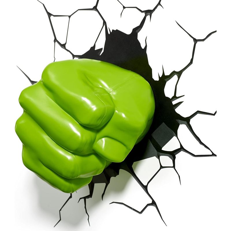 3DILUTION - Lámpara Mural 3D Mano de Hulk