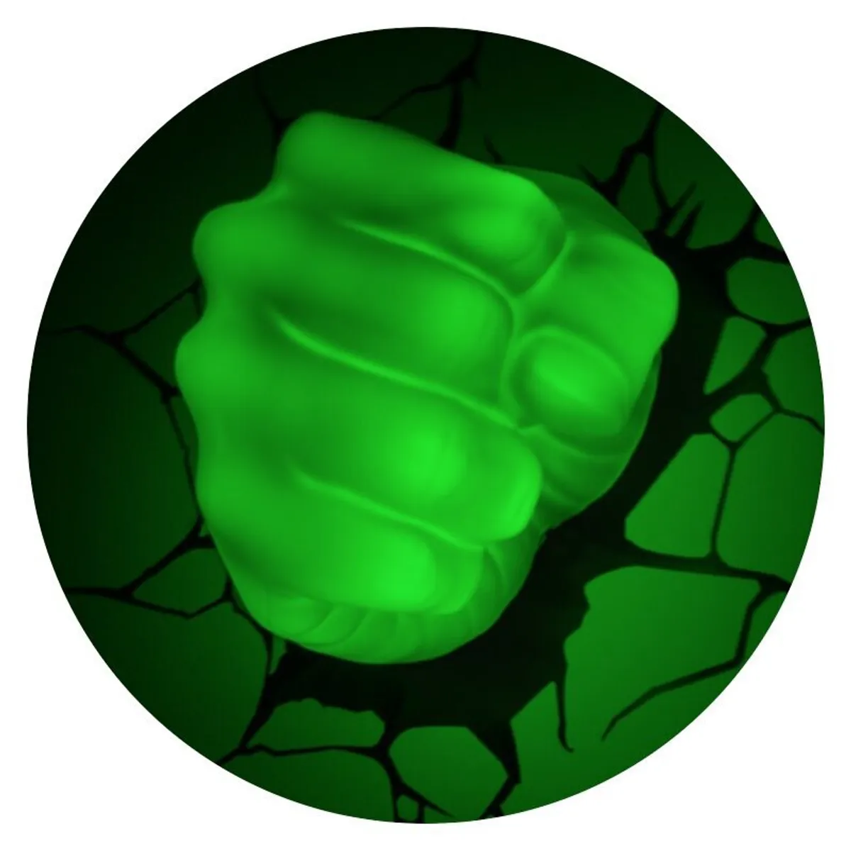 3DILUTION - Lámpara Mural 3D Mano de Hulk