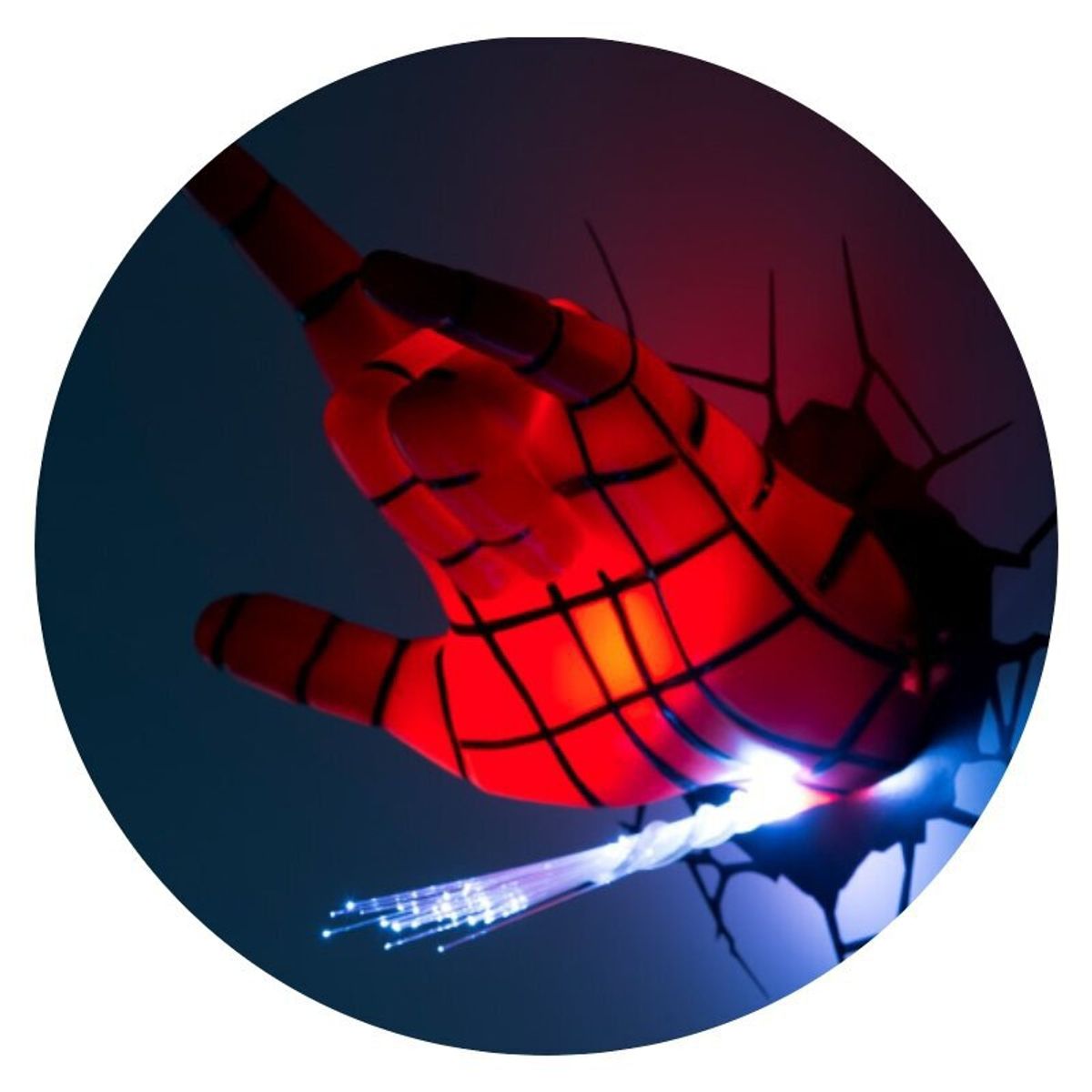 3DILUTION - Lámpara Mural 3D Mano de Spiderman