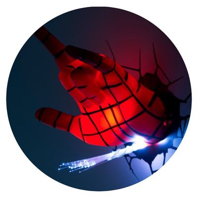 Imagen 2 del producto Lámpara Mural 3D Mano de Spiderman