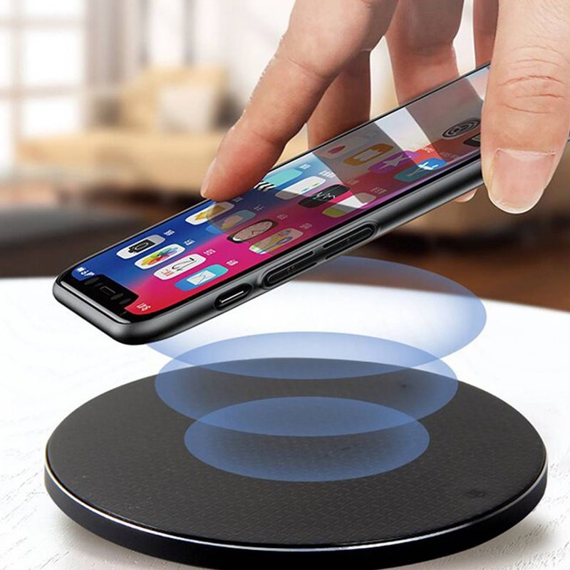 GENERICO - Cargador inalámbrico celular rápido 10w QI Compatible IOS ANDROID