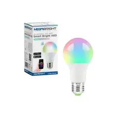 MEGABRIGHT - AMPOLLETA SMART 10W RGB GOOGLE HOME ALEXA SMART LIFE E27